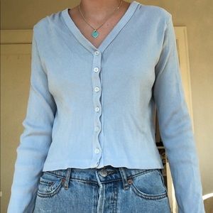 Brandy Melville light blue sweater!
